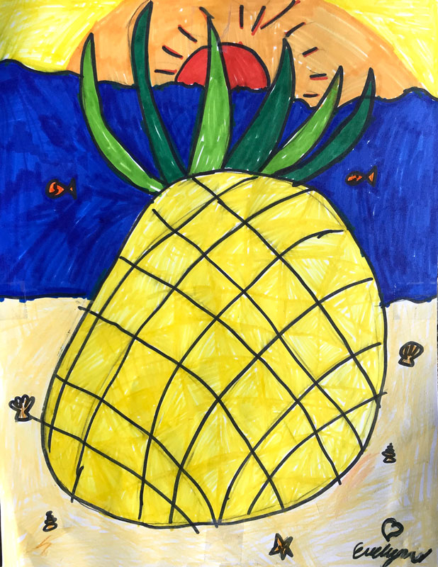 Evelyn 9 Pineappleonthe Beach